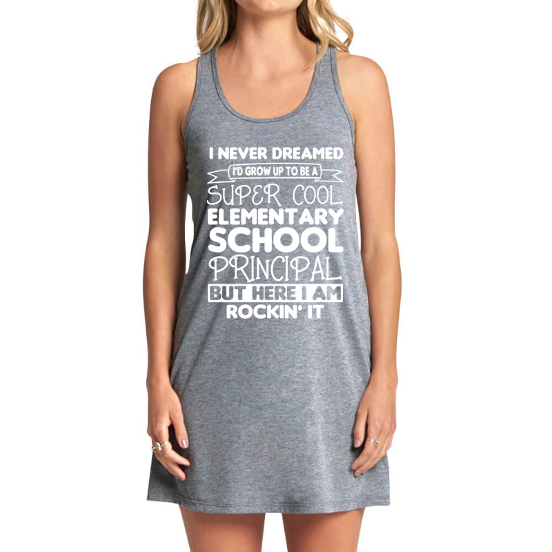 Super Cool Elementary School Principal Tank Dress by MICHAELOHARRA | Artistshot