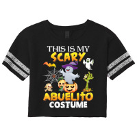 This Is My Scary Costume Abuelito Ghost Pumpkin Halloween Scorecard Crop Tee | Artistshot