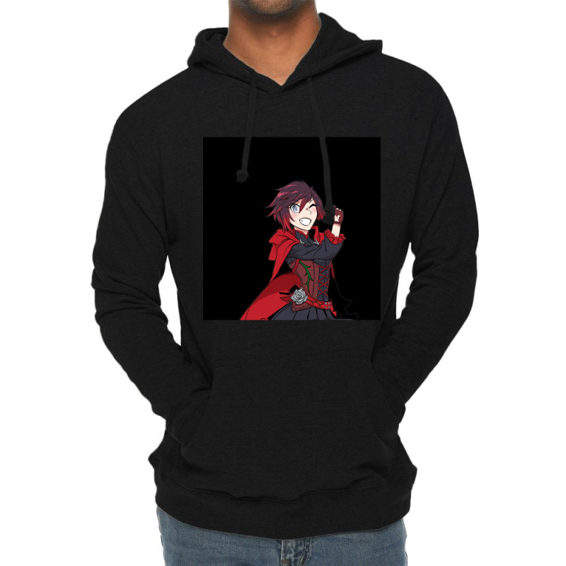 Rwby - Ruby Rose Chiffon Top Lightweight Hoodie | Artistshot