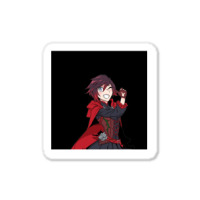 Rwby - Ruby Rose Chiffon Top Sticker | Artistshot