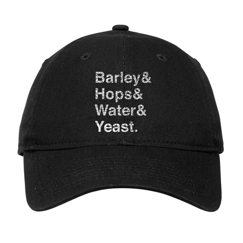 Barley Hops Water Yeast, Barley, Hops, Water, Yeast, Barley Hops Water Adjustable Cap | Artistshot