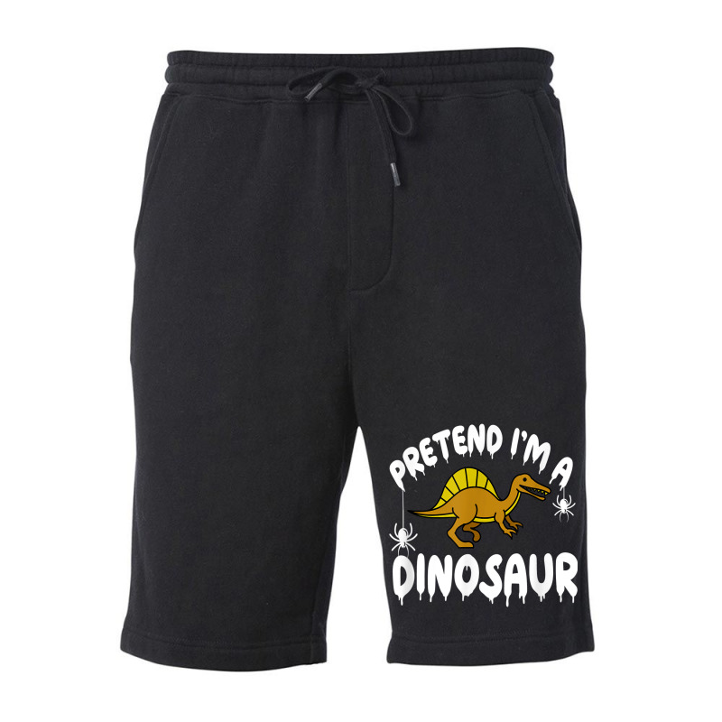 Pretend I'm A Spinosaurus Dinosaur Spooky Simple Quick Fleece Short | Artistshot