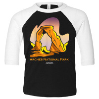 Arches National Park Utah Toddler 3/4 Sleeve Tee | Artistshot