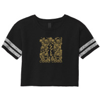 Gold – Go Forward In The Courage Of Your Love Alabaster Deplume-giga Scorecard Crop Tee | Artistshot