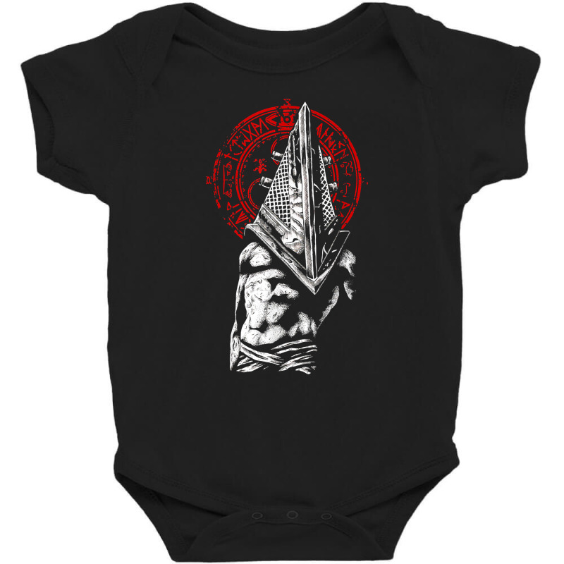 Chain Link And Sirens Pyramid T Shirt Baby Bodysuit by cm-arts | Artistshot