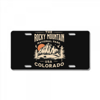 Rocky Mountain National Park Colorado Hike Outdoors Vintage License Plate | Artistshot