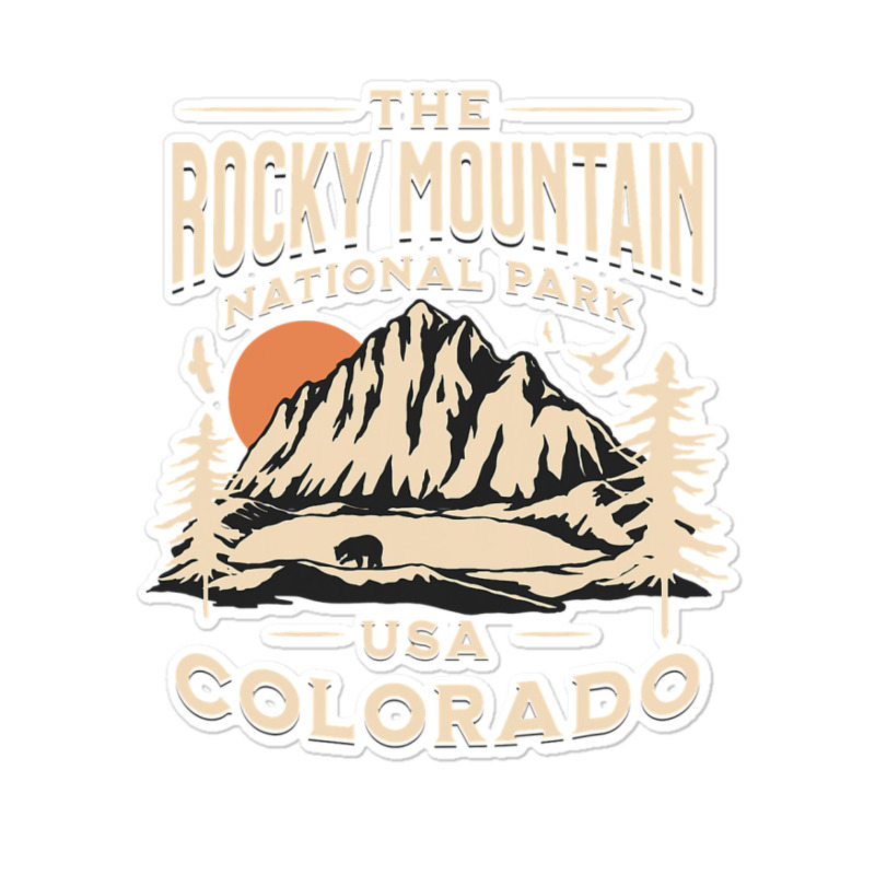 Rocky Mountain National Park Colorado Hike Outdoors Vintage Sticker | Artistshot