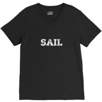 Sail Boat Sailing Yacht V-neck Tee | Artistshot