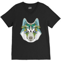 Easy Halloween Costume Wolf V-neck Tee | Artistshot