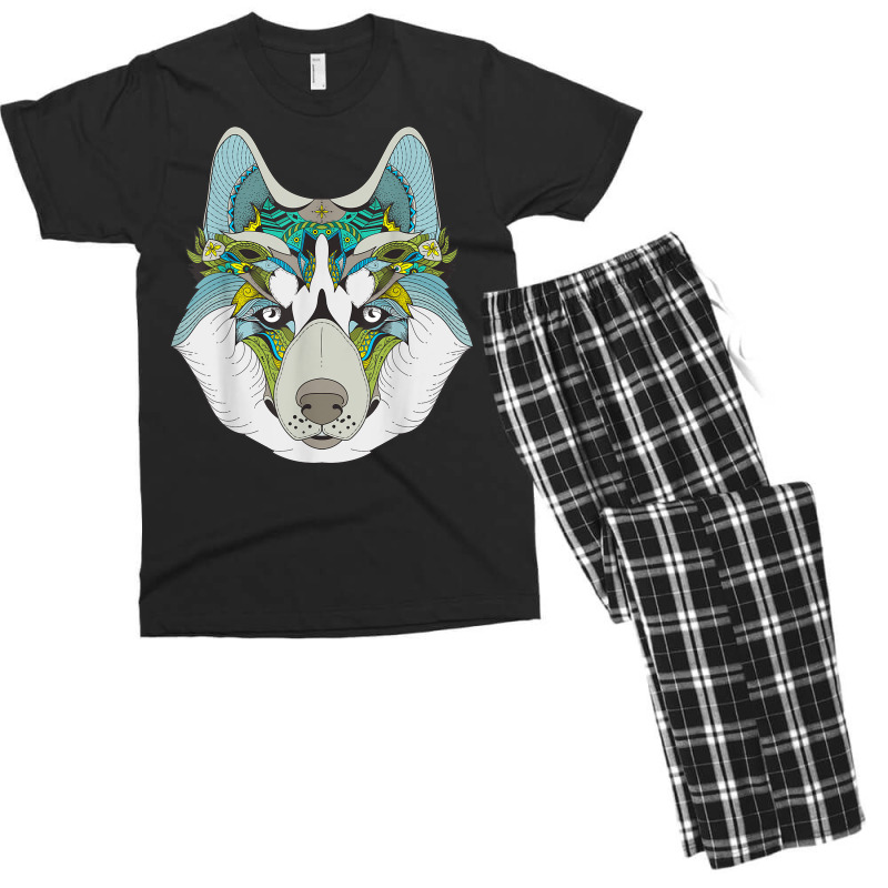 Easy Halloween Costume Wolf Men's T-shirt Pajama Set | Artistshot