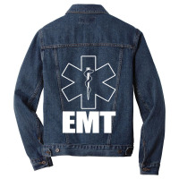 Emt Uniform Emergency Medical Technician Men Denim Jacket | Artistshot