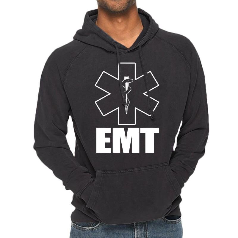 Emt Uniform Emergency Medical Technician Vintage Hoodie | Artistshot