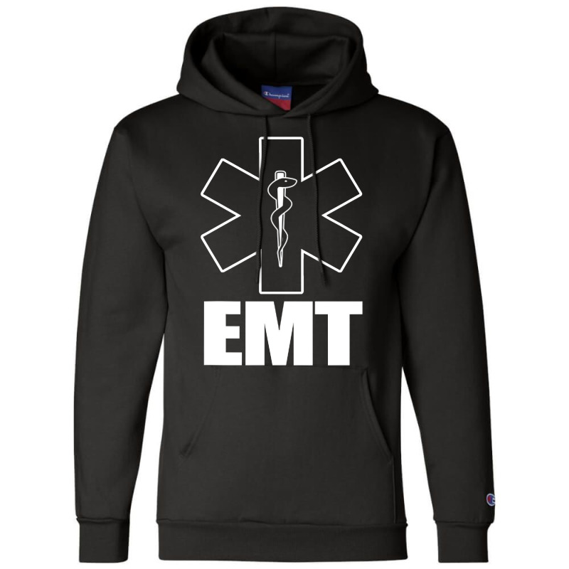 Emt Uniform Emergency Medical Technician Champion Hoodie | Artistshot