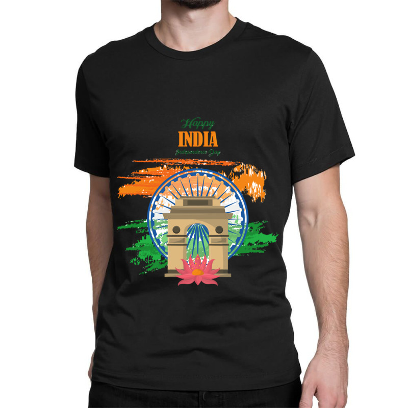 India Independence Day Classic T-shirt by cm-arts | Artistshot