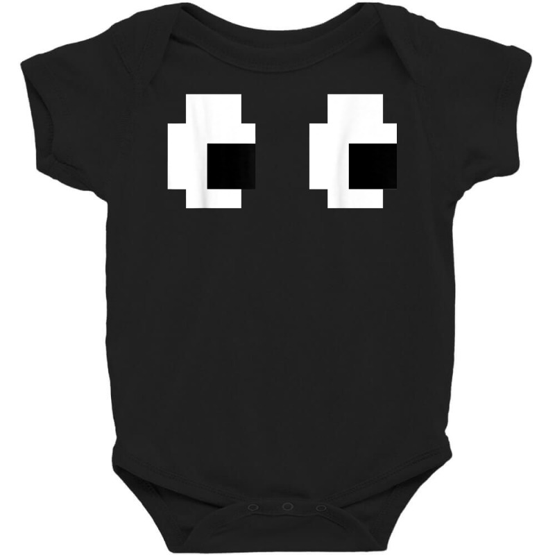 Retro Arcade Game Ghost 80s 8 Bit Halloween Group Costume T Shirt Baby Bodysuit by cm-arts | Artistshot