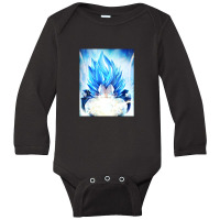 Vegeta Final Flash, Vegeta Long Sleeve Baby Bodysuit | Artistshot