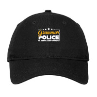 Funny Grammar Police To Serve And Correct Grammar T Shirt Adjustable Cap | Artistshot