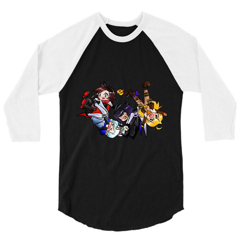 Rwby Flip Out 3/4 Sleeve Shirt | Artistshot