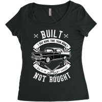 Built Not Bought   More Time Than Money T Shirt Women's Triblend Scoop T-shirt | Artistshot