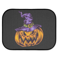 Halloween Pumpkin Witch Hat Witchcraft Costume Rear Car Mat | Artistshot