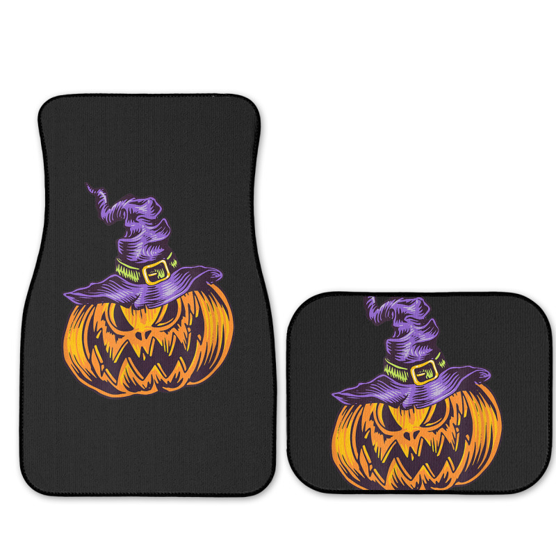 Halloween Pumpkin Witch Hat Witchcraft Costume Full Set Car Mats | Artistshot