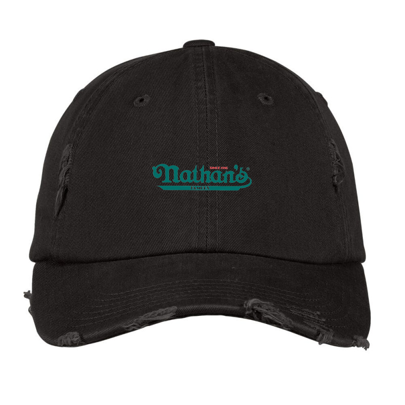 Nathan's Famous Resto Vintage Cap by Leslietorresw | Artistshot