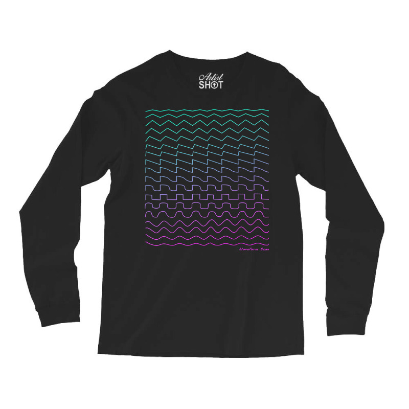 Synthesizer Waveform T Shirt Long Sleeve Shirts | Artistshot