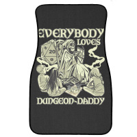 Rpg Gamer Dungeon Daddy D20 Dice Pen And Paper Board Game Classic Front Car Mat | Artistshot