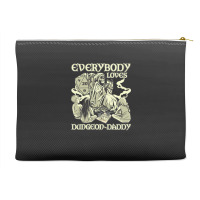 Rpg Gamer Dungeon Daddy D20 Dice Pen And Paper Board Game Classic Accessory Pouches | Artistshot