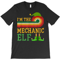 I'm The Mechanic Elf Matching Group Christmas Party Pajama T-shirt | Artistshot