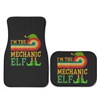 I'm The Mechanic Elf Matching Group Christmas Party Pajama Full Set Car Mats | Artistshot