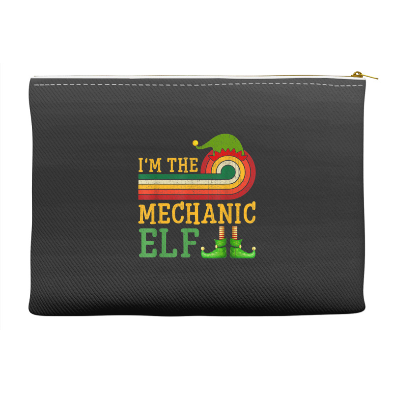 I'm The Mechanic Elf Matching Group Christmas Party Pajama Accessory Pouches | Artistshot