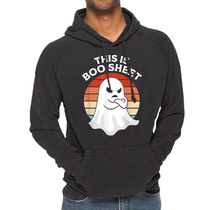 This Is Boo Sheet Ghost Retro Halloween Costume Men Women Vintage Hoodie | Artistshot