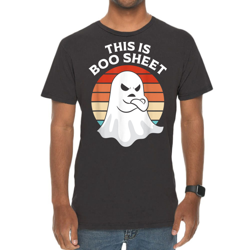 This Is Boo Sheet Ghost Retro Halloween Costume Men Women Vintage T-shirt | Artistshot