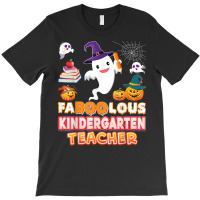 Faboolous Kindergarten Teacher Fabulous Halloween Ghost T-shirt | Artistshot