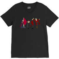 Halloween Dancing Vampire Dance Challenge Boys Girls Kids V-neck Tee | Artistshot