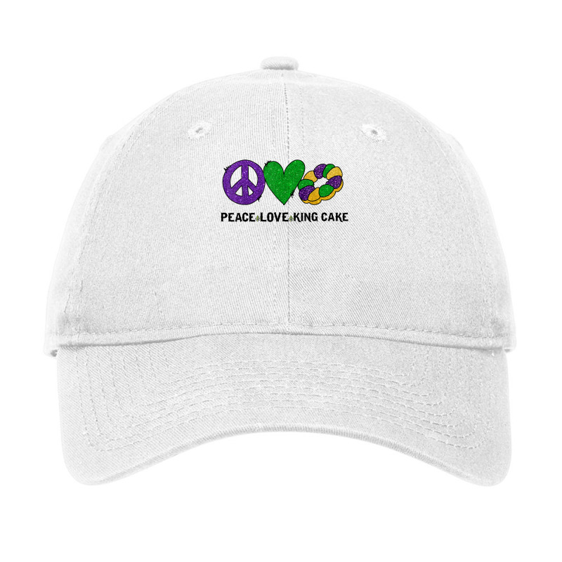 Peace Love King Cake Mardi Gras Tshirt Men Women Kids T Shirt Adjustable Cap | Artistshot