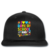 Cute 100 Days Of School And Still Loving It Hearts 100th Day T Shirt Printed Hat | Artistshot