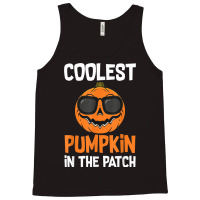 Coolest Pumpkin In The Patch Halloween Boys Girls Men Kids Tank Top | Artistshot