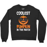 Coolest Pumpkin In The Patch Halloween Boys Girls Men Kids Crewneck Sweatshirt | Artistshot