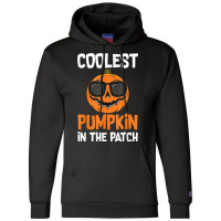 Coolest Pumpkin In The Patch Halloween Boys Girls Men Kids Champion Hoodie | Artistshot