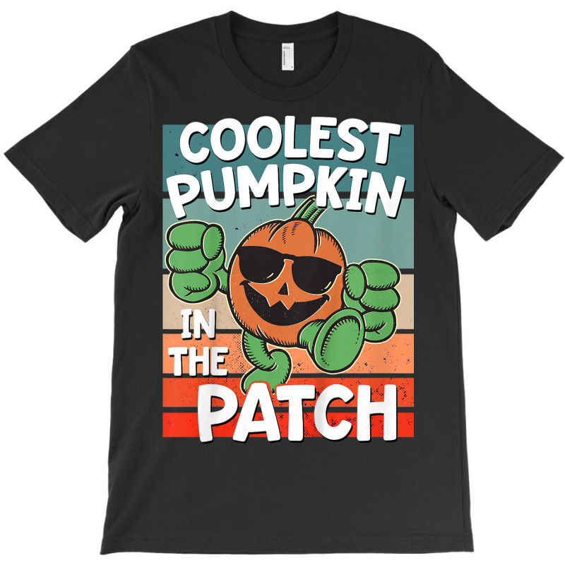 Kids Funny Kids Halloween Shirt Coolest Pumpkin In The Patch T-shirt | Artistshot