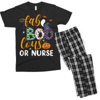 Faboolous Or Nurse Boo Crew Fabulous Nurse Costume Men's T-shirt Pajama Set | Artistshot