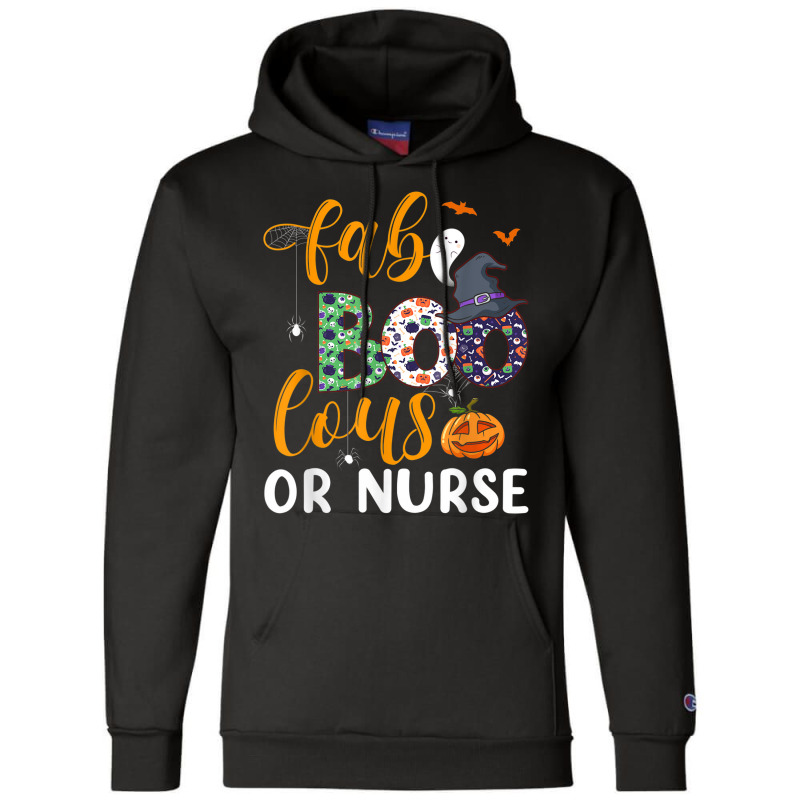 Faboolous Or Nurse Boo Crew Fabulous Nurse Costume Champion Hoodie | Artistshot