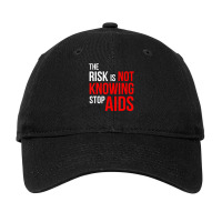 Stop Aids Aids Hiv Awareness Motivational Sayings S Adjustable Cap | Artistshot