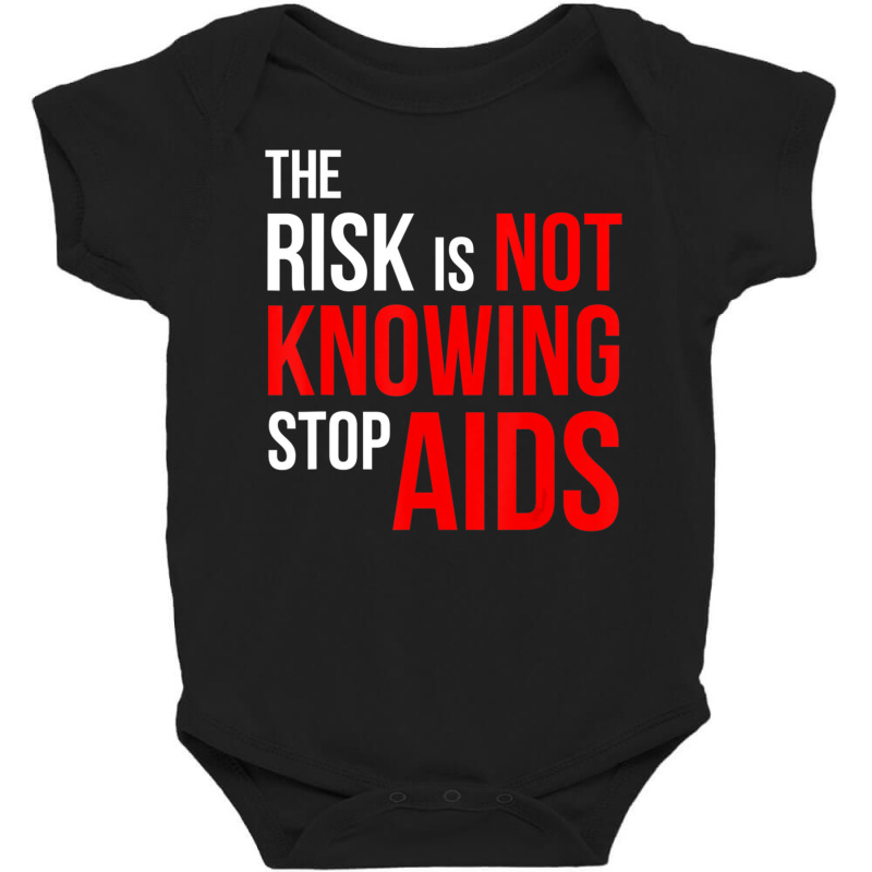 Stop Aids Aids Hiv Awareness Motivational Sayings S Baby Bodysuit by Min01 | Artistshot