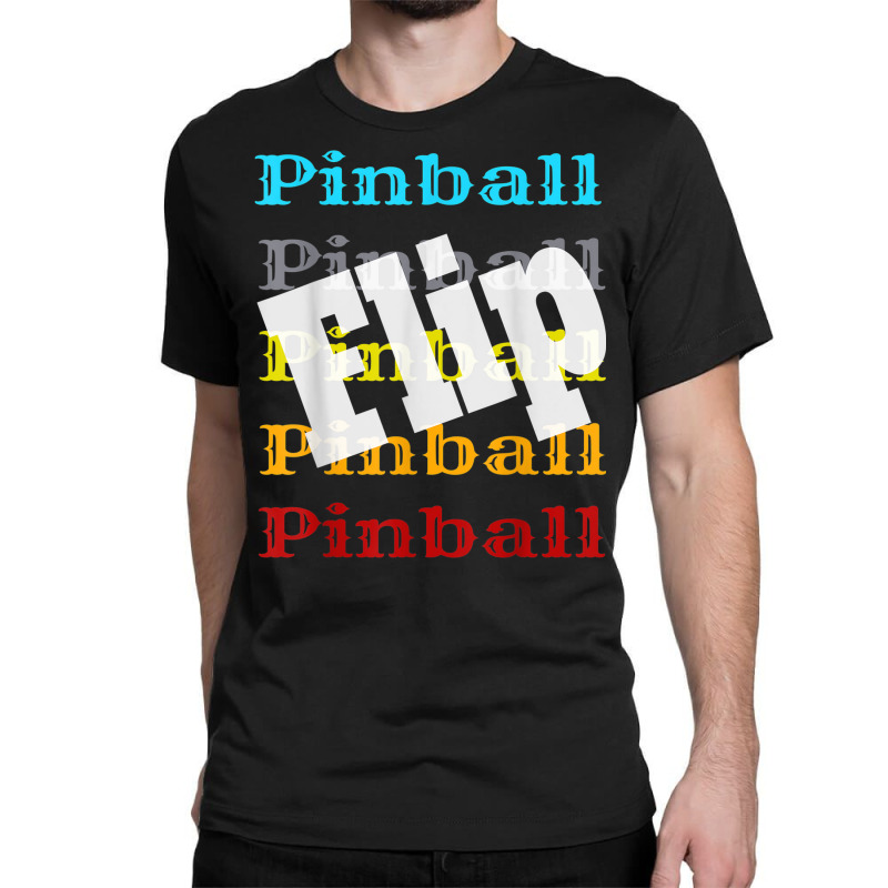 Vintage Pinball Retro Arcade Game Player Flip Winner Winning Classic T-shirt | Artistshot