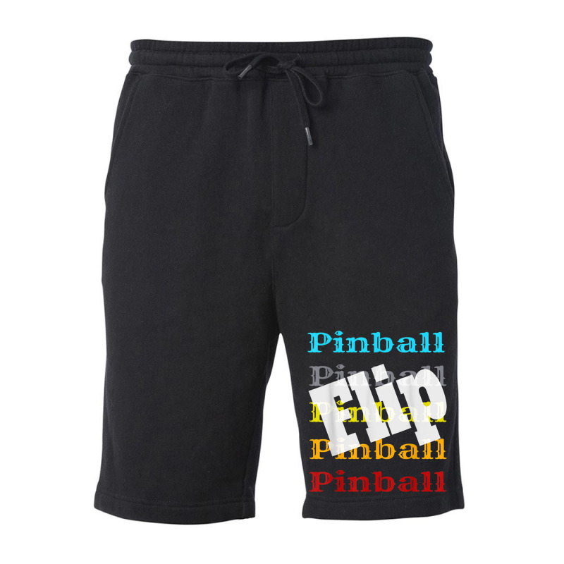 Vintage Pinball Retro Arcade Game Player Flip Winner Winning Fleece Short | Artistshot