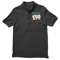 Vintage Pinball Retro Arcade Game Player Flip Winner Winning Men's Polo Shirt | Artistshot