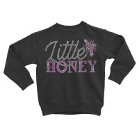 Little Honey Butterfly Rhinestone Design For Woman Birthday Toddler Sweatshirt | Artistshot